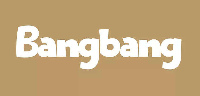 Пример шрифта Bangbang #1